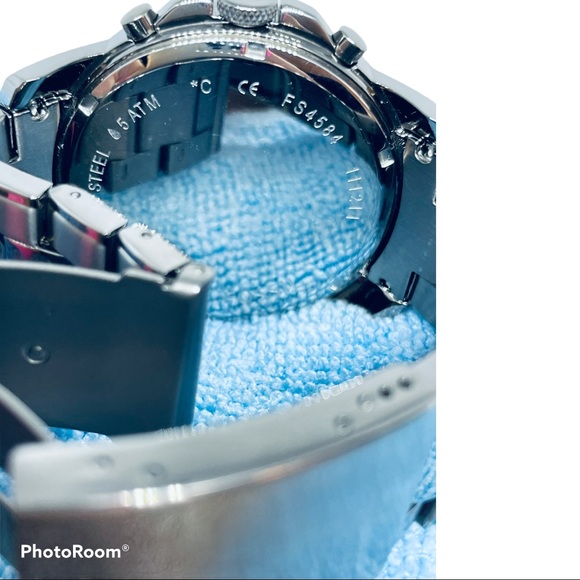 NWOT Men's Fossil Grant Chronograph Gray Watch - Picture 9 of 13